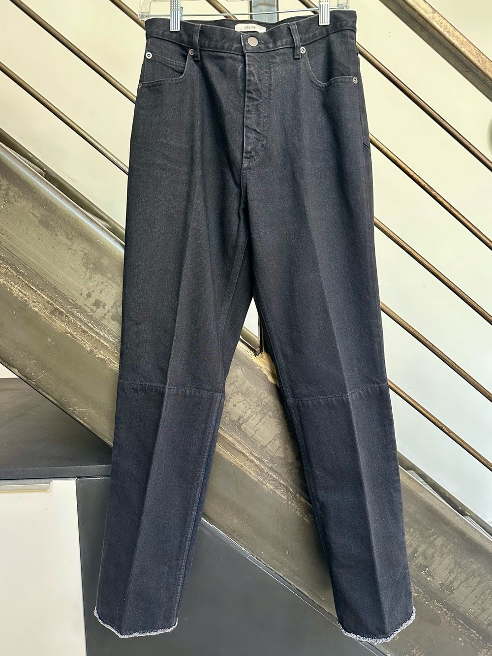 CELINE Phoebe Philo rare clean black denim jeans sz 40 - Picture 3 of 15